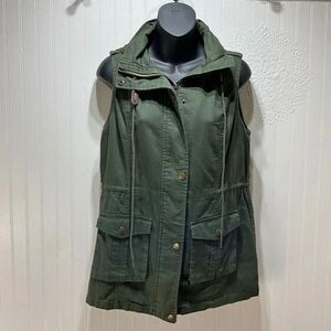 MARKET & SPRUCE Green Safari Vest